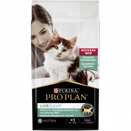 PURINA PRO PLAN Cat Liveclear Kitten Dinde 3 PURINA PRO PLAN Cat Liveclear Kitten Dinde