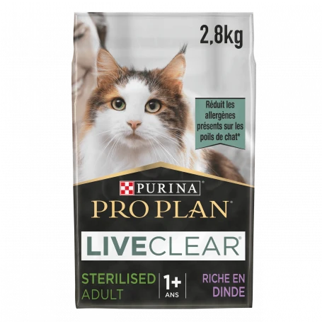 PURINA PRO PLAN Cat Liveclear Sterilised Adult Dinde 4 PURINA PRO PLAN Cat Liveclear Sterilised Adult Dinde – Image 2