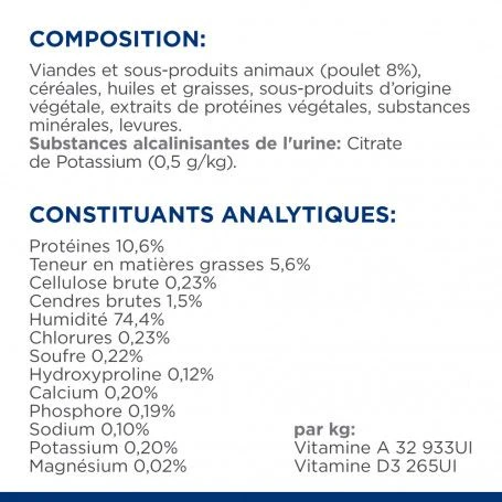 C/D Urinary Multicare Boîte émincé Pour Chat Poulet 10 C/D Urinary Multicare Boîte émincé Pour Chat Poulet – Image 8