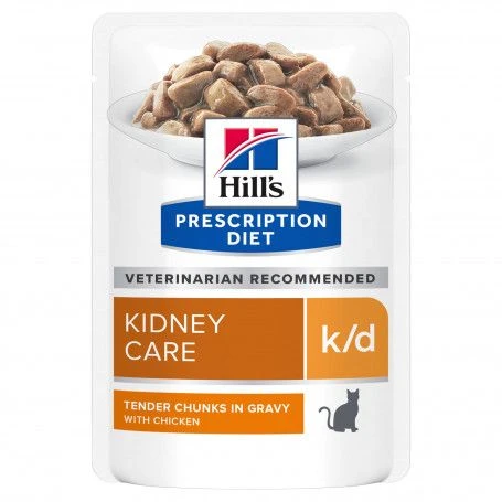 K/D Kidney Sachet Repas Pour Chat Poulet 3 K/D Kidney Sachet Repas Pour Chat Poulet