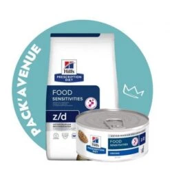 Pack'Avenue Hill's Prescription Diet Z/D Food Sensitivities Croquettes Pour Chat 3 Kg