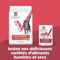 Vet Essentials Chat Multi-Benefit Adult Pack Mixte Sachet Repas -Certains Magasins De Fournitures Pour Chats vet essentials chat multi benefit adult poulet sa pack m 2