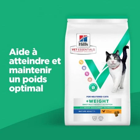Vet Essentials Chat Multi-Benefit + Weight Mature 7+ Poulet 5 Vet Essentials Chat Multi-Benefit + Weight Mature 7+ Poulet – Image 3