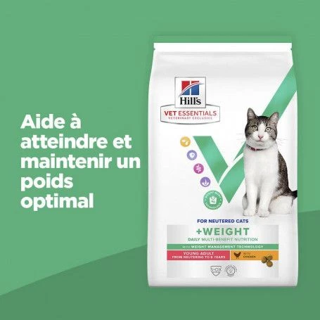 Vet Essentials Chat Multi-Benefit + Weight Young Adult Poulet 5 Vet Essentials Chat Multi-Benefit + Weight Young Adult Poulet – Image 3