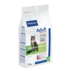 Virbac Veterinary HPM Cat Adult With Salmon Neutered & Entire -Certains Magasins De Fournitures Pour Chats veterinary hpm adult with salmon neuteredentire cat 2