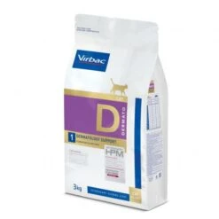 Virbac Veterinary HPM Cat D1 Dermatology Support -Certains Magasins De Fournitures Pour Chats veterinary hpm dermatology support cat 2